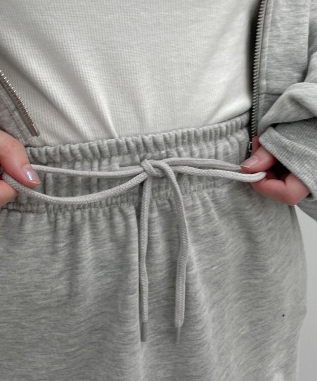 WEGO スウェットミニスカート 杢グレー