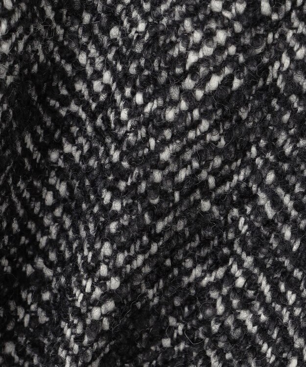 #Newans 【セットアップ可能】裏地キュロットツイードスカート グレー