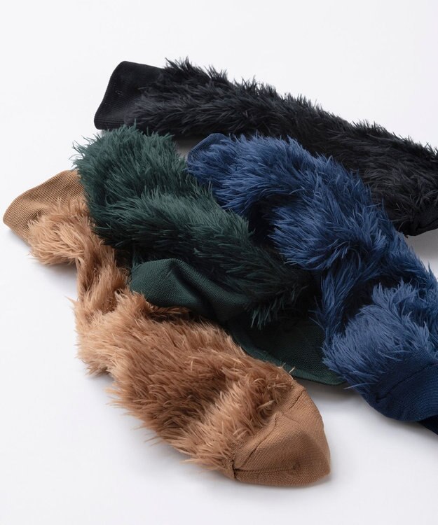 TRICOTE フェイクファーソックス 85CAMEL