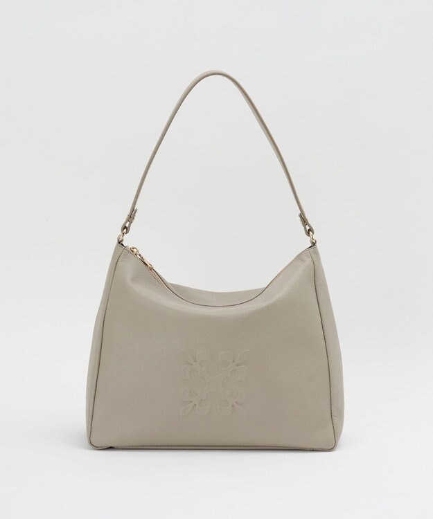 russet エンボスモノグラム2WAYショルダーバッグ(CE-1692) GrayBeige