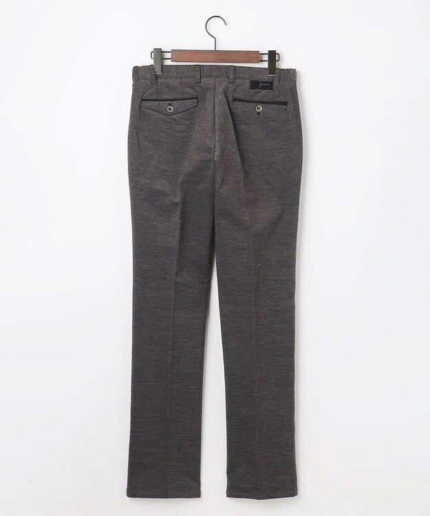 JOSEPH ABBOUD 【ウエストも伸びる！/暖かパンツ/オーガニックコットン使用】ライスコールストレッチパンツ グレー系