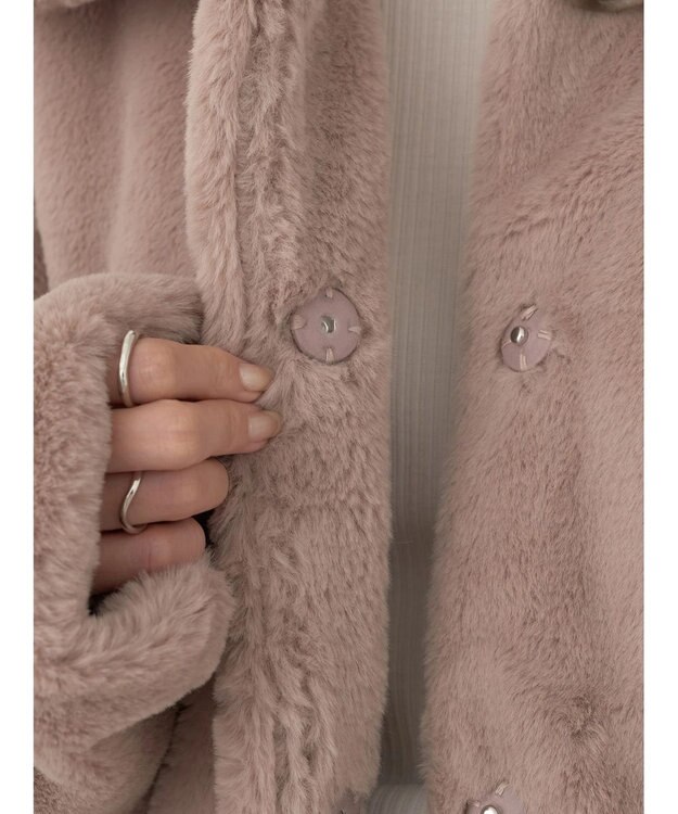 earth music&ecology ファーブルゾン Mocha