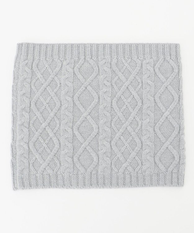  【WEB限定・洗える】VICTORIAアランニット ネックウォーマー