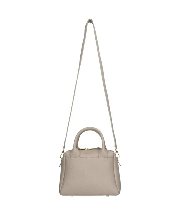 INTER-CHAUSSURES 【CHRISTIAN VILLA】ベーシックレザーハンドバッグ アイボリー