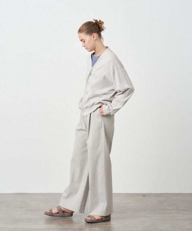 ATON HEAVY HEMP | ストレートパンツ GRAY