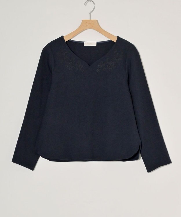 ONWARD Reuse Park 【any SiS】ブラウス秋冬 ネイビー