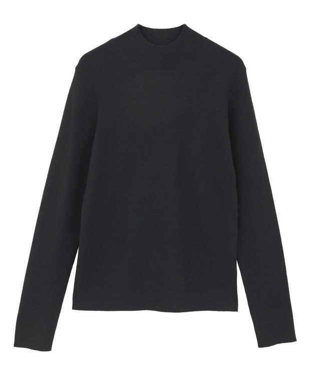 YECCA VECCA ハイネックリブニット Black