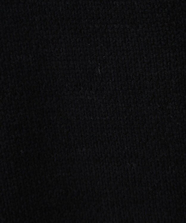 CRAFT STANDARD BOUTIQUE キナリノコラボ/洗える配色モールニットカーディガン/24AW Black