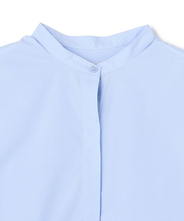 UNFILO 【新色追加】ボリュームスリーブ ブラウス サックス