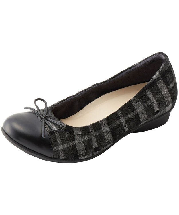 ASICS WALKING ペダラ レディース 2.0cm ヒール ブラック系