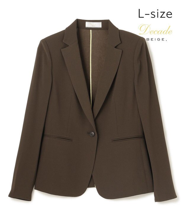 BEIGE， 【Lsize・セットアップ対応】CINDY / テーラードジャケット Brown