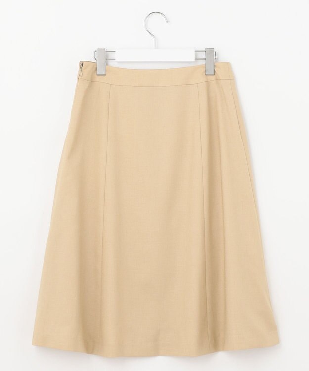 J.PRESS LADIES 【洗える・UVケア・速乾】OXIJEWELストレッチ フレアー スカート キャメル系