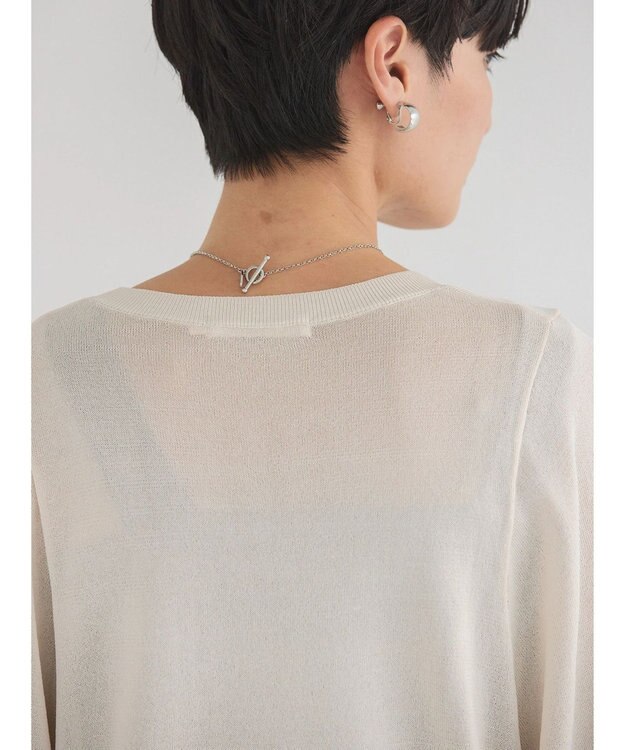 AMERICAN HOLIC ドルマンハイゲージニットプルオーバー Ivory