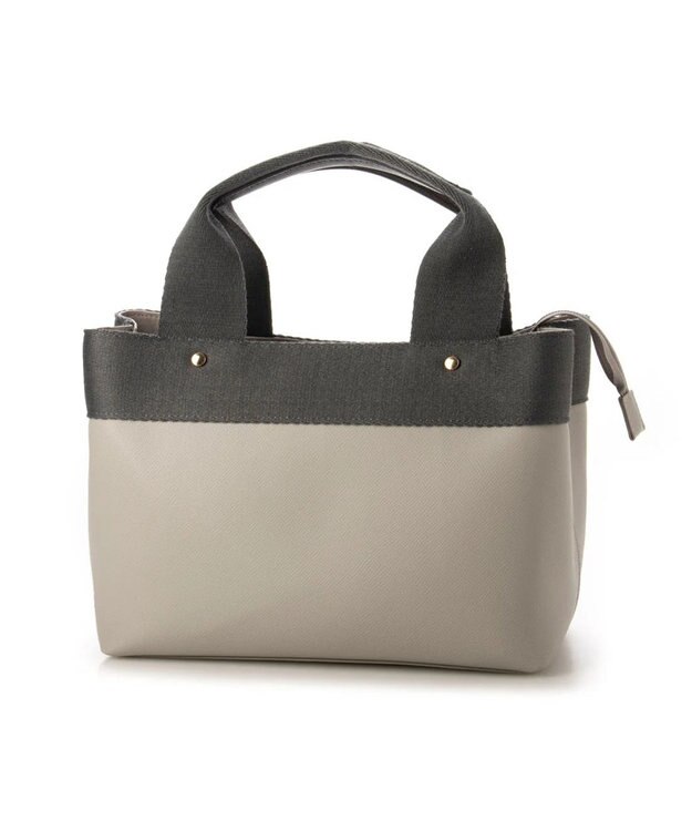 UNBILLION 【訳あり商品】カシュカシュ cache cache / テープディテール2wayパーテーショントート GY