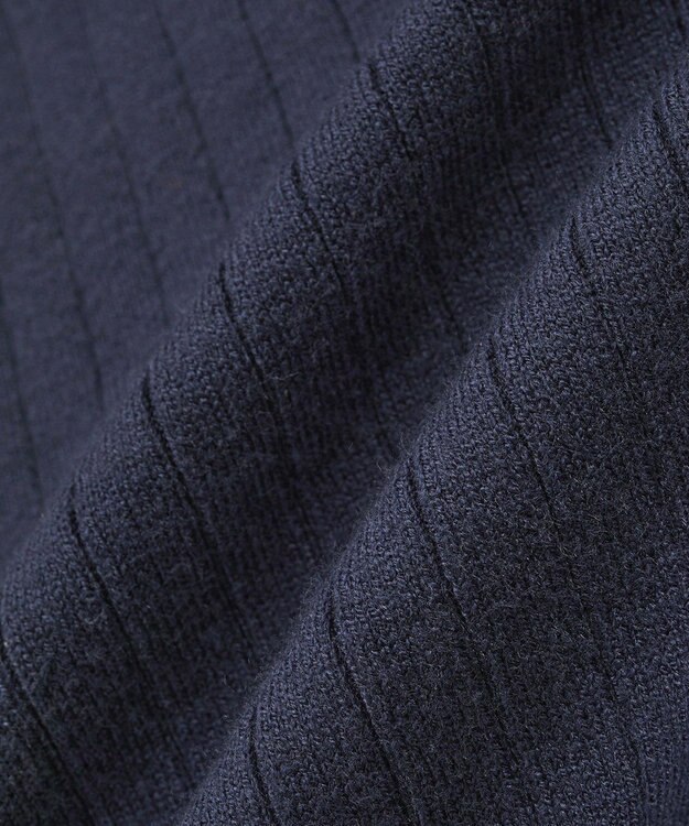 AMERICAN HOLIC バイパチリブヘンリーニットワンピース Navy