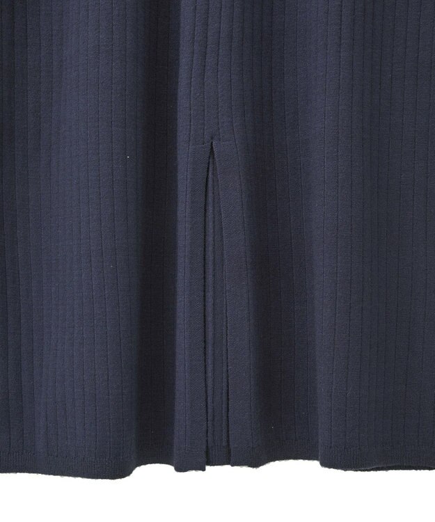 AMERICAN HOLIC バイパチリブヘンリーニットワンピース Navy