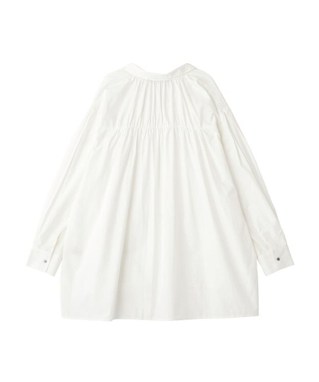 YECCA VECCA タイプライタースキッパーオーバーシャツ Off White