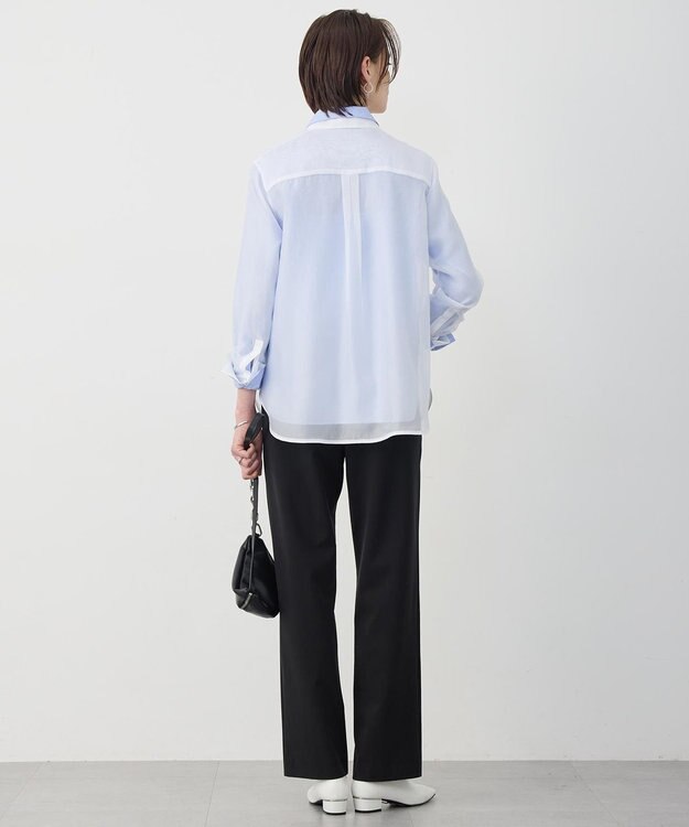 ICB 【先行予約】 ドライシアーオーガンジー シャツ オフホワイト