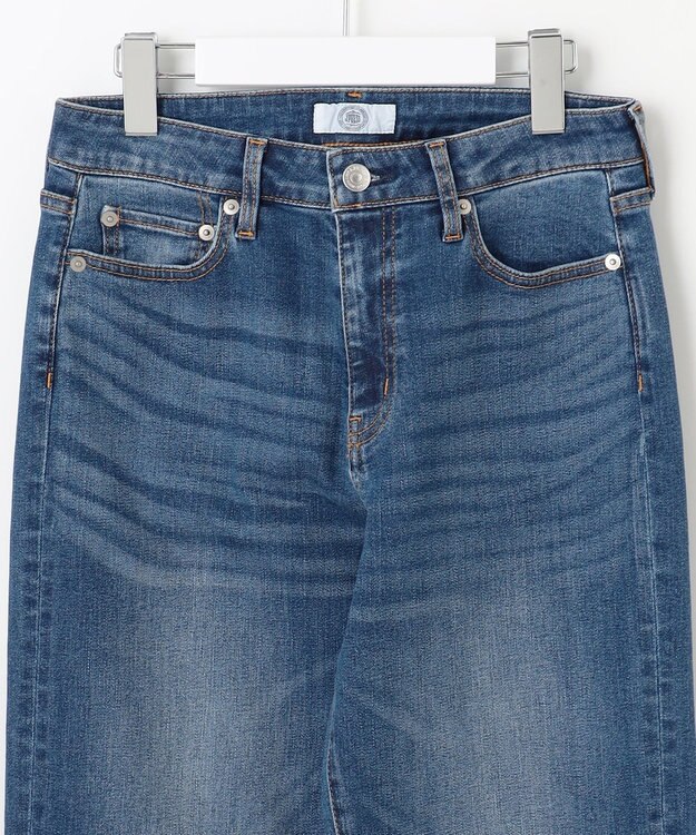 J.PRESS LADIES L 【洗える】BASIC STRETCH DENIM ボーイフィット デニム ユーズド系