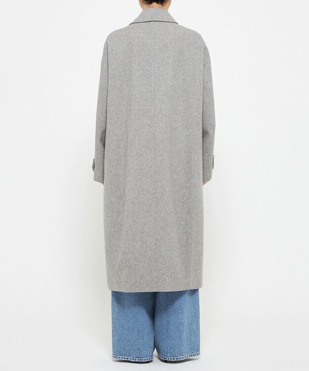 uncrave ロング チェスターコート（uncrave WHITE） ライトグレー