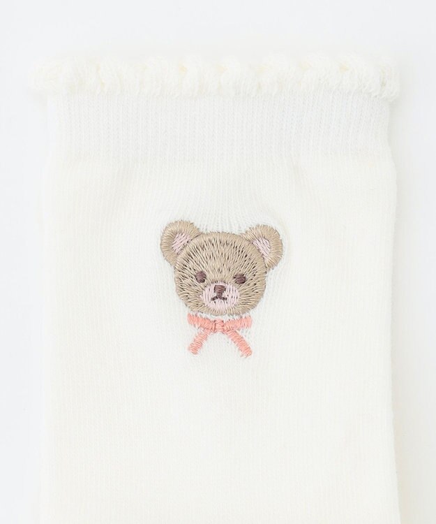 ANY KIDS 【3点セット】ソックス （くま） ブラウン