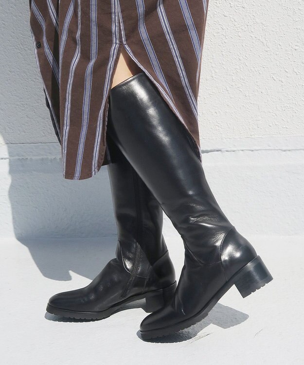 BONTRE 【Luca Grossi/ルカグロッシ】ロングレザーブーツ ブラック