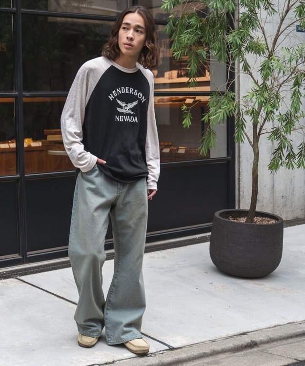 WEGO ヴィンテージロゴラグランLT 柄2