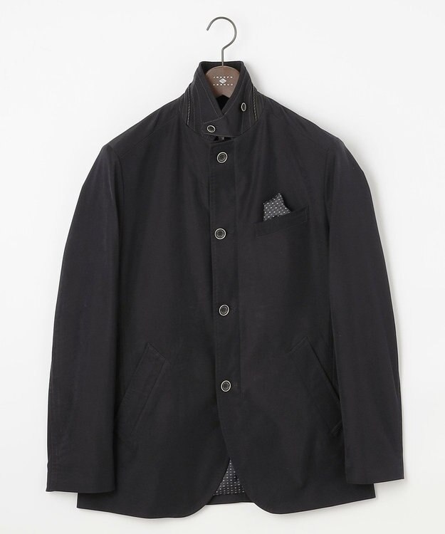 JOSEPH ABBOUD 【ストレッチ/パウダータッチ/JAPANファブリック】アーティローザストレッチジャケット ブラック系