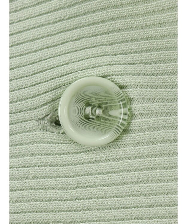 Green Parks ショート丈ミラノリブカーディガン Mint