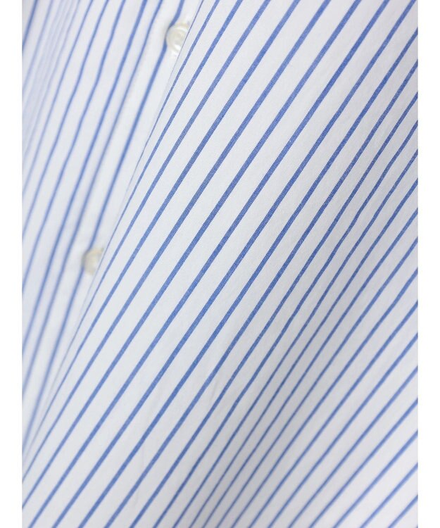 AMERICAN HOLIC リブラインシャツチュニック Stripe Sax