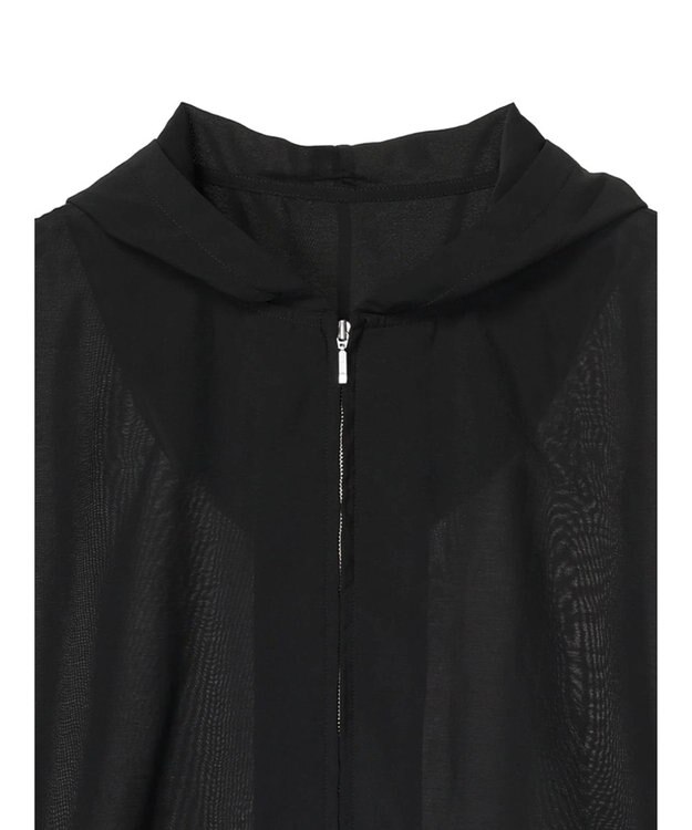 earth music&ecology シアーフードブルゾン Black