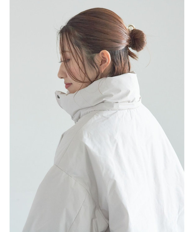 Te chichi 【宮本茉由着用】フードショートダウンジャケット Ｓグレー