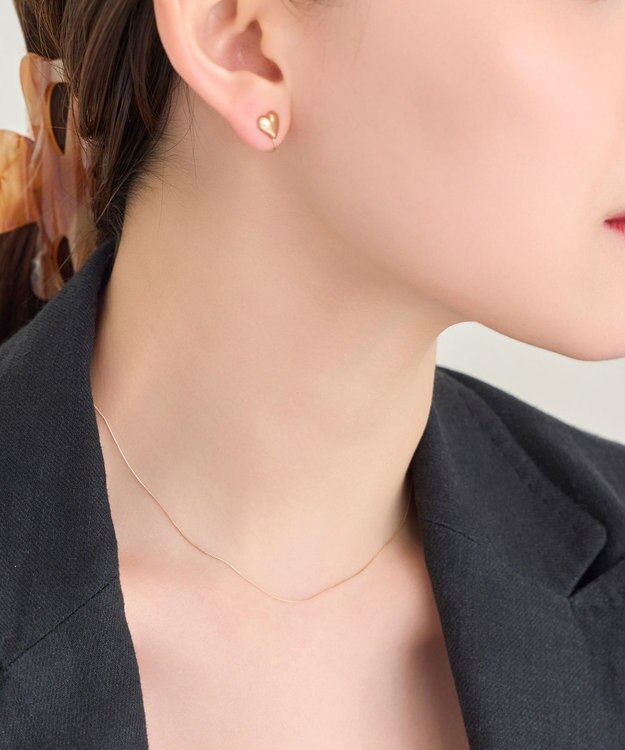 Phoebe 【K10】シャインリンクベネチアンチェーンネックレス/全長:37cm+3cm ゴールド