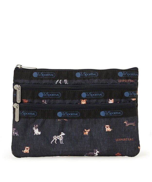 LeSportsac 3ZIP COSMETIC/ウーフワンダーランド ウーフワンダーランド