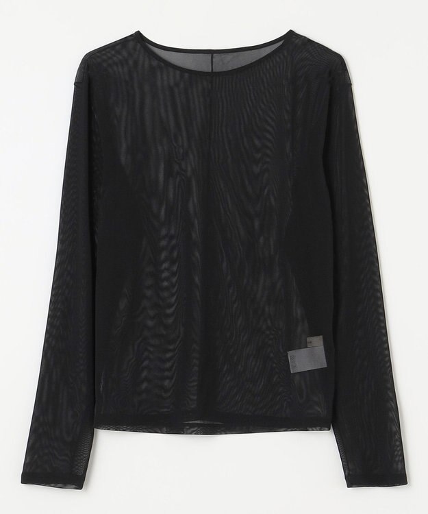 NAVE 【Nave・洗える】チュールジャージー トップス ブラック系