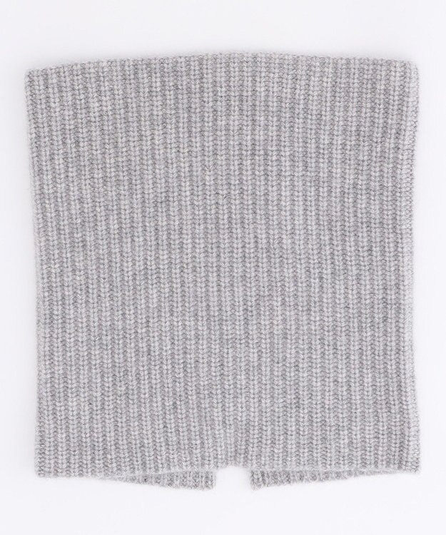 23区 ピュアカシミヤ ネック ウォーマー ライトグレー系