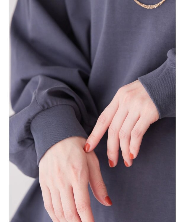 AMERICAN HOLIC 袖ボリュームカットプルオーバー Charcoal Gray