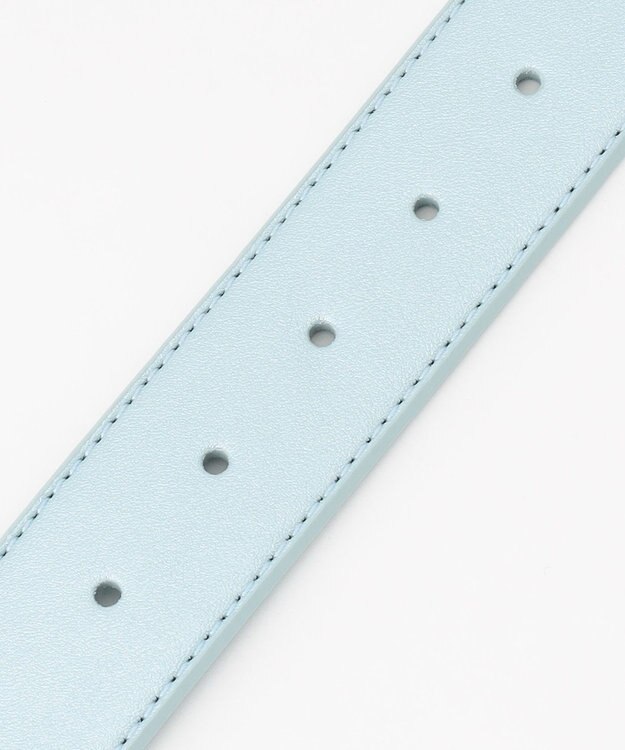 23区GOLF 【WOMEN】グラデーション合皮ロゴベルト スカイブルー系