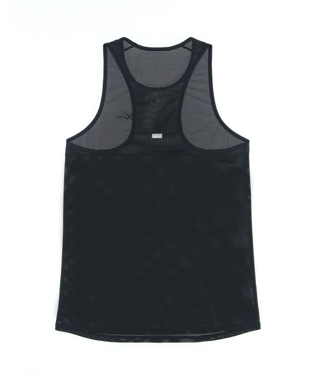 CW-X 【UNISEX】 CW-X ランニングシャツ メッシュ素材 涼しい着ごこち スポーツウェア ノースリーブ ユニセックス DLR160 /ワコール ブラック