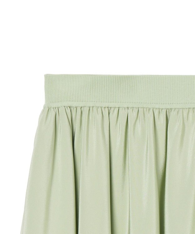 JOSEPH 【洗える】クレープ ド ソワ　ミディスカート Matcha