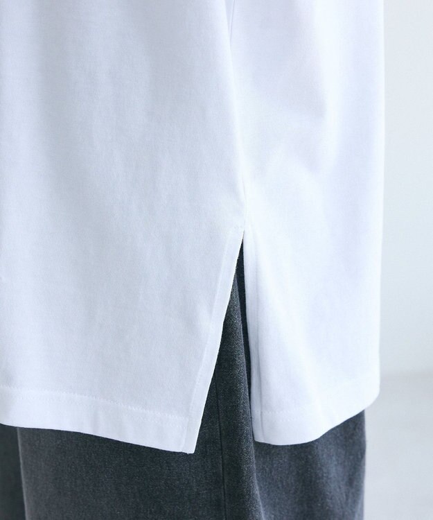 CRAFT STANDARD BOUTIQUE ワンポイント刺繍長袖チュニック White