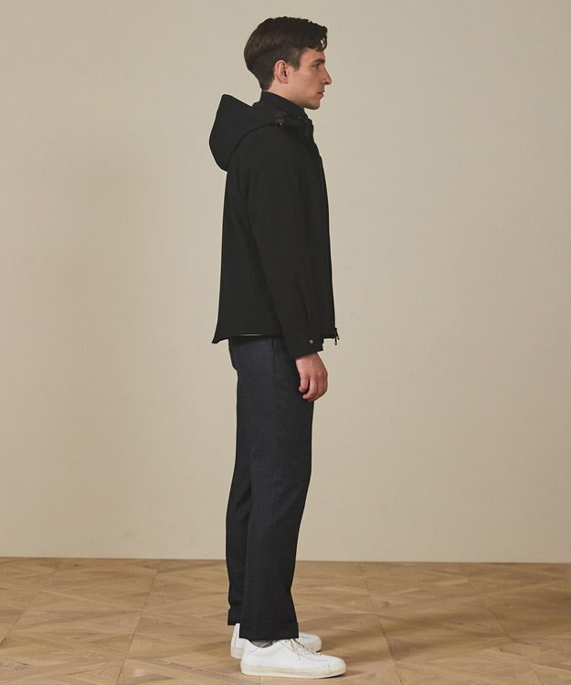 GOTAIRIKU 【保温性/ストレッチ/シワになりにくい】サキソニーストレッチパンツ_ノータック(25年モデル） グレー系