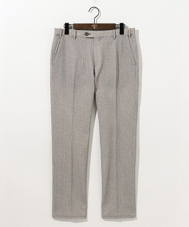 JOSEPH ABBOUD 【ウエストも伸びる！ストレッチ・洗える・軽量・防しわ・速乾・エコ撥水】ライトウェーブパンツ ベージュ系
