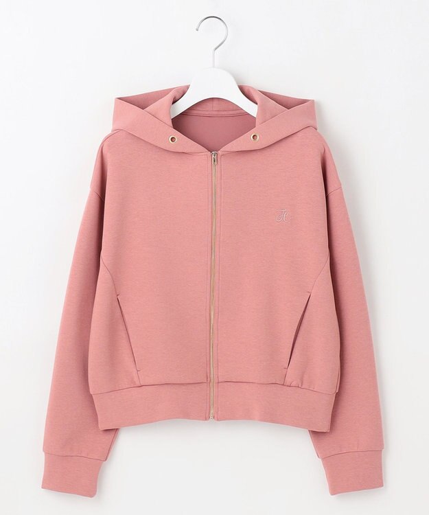 Feroux アイコン刺繍 ダンボール パーカー ピンク系