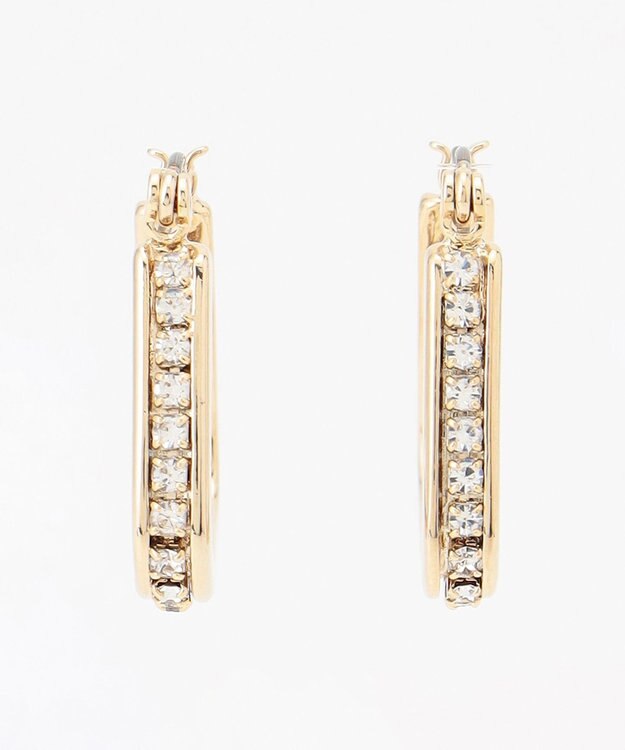 ICB ブライトビジューピアス ゴールド系