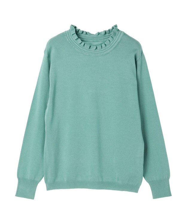 CRAFT STANDARD BOUTIQUE エリシャーリングニットプルオーバー Green