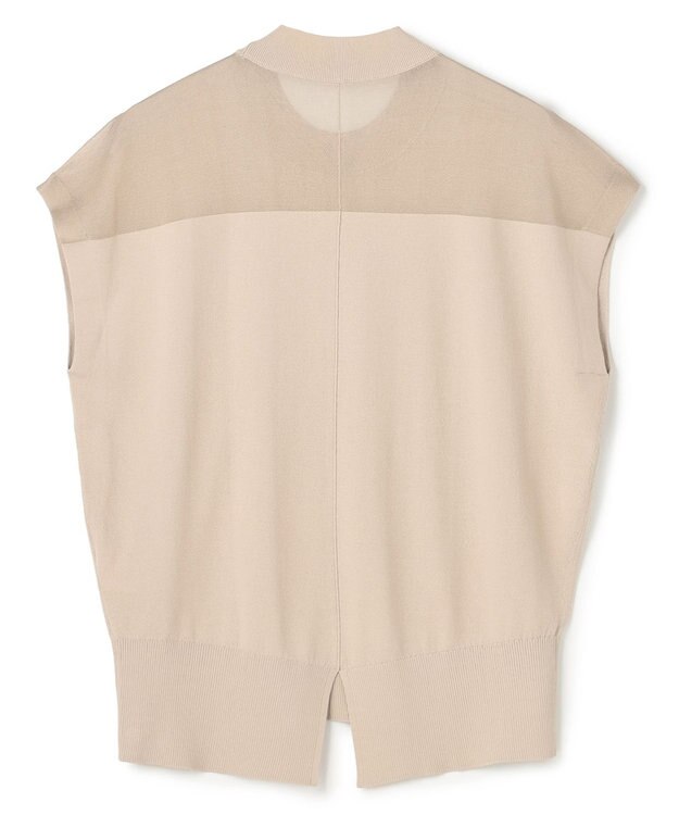 BEIGE， NADIA / シアーコンビ ストレッチニット L.Taupe