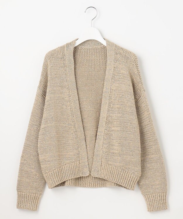 23区 【エステータ】テープヤーン ニットカーディガン ゴールド系