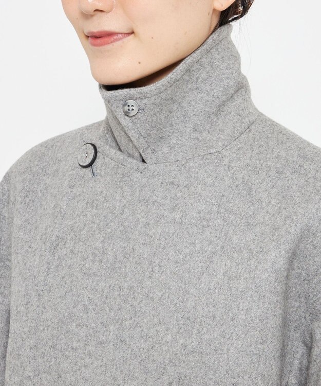 uncrave ロング チェスターコート（uncrave WHITE） ライトグレー