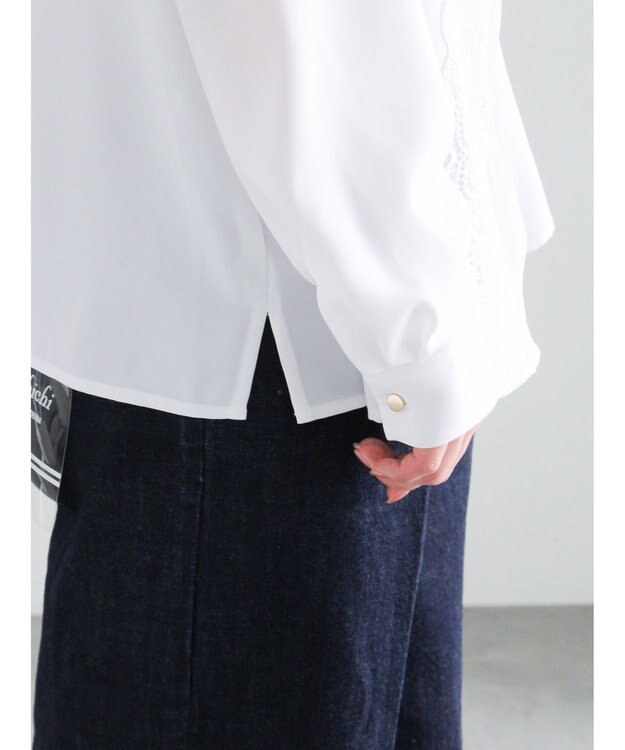 Te chichi フロントレースブラウス オフホワイト